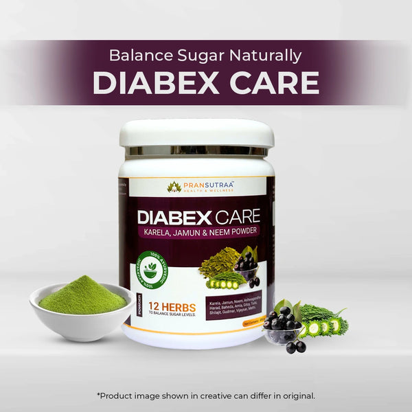 Pransutraa Diabex Care – Karela, Jamun & Neem Powder
