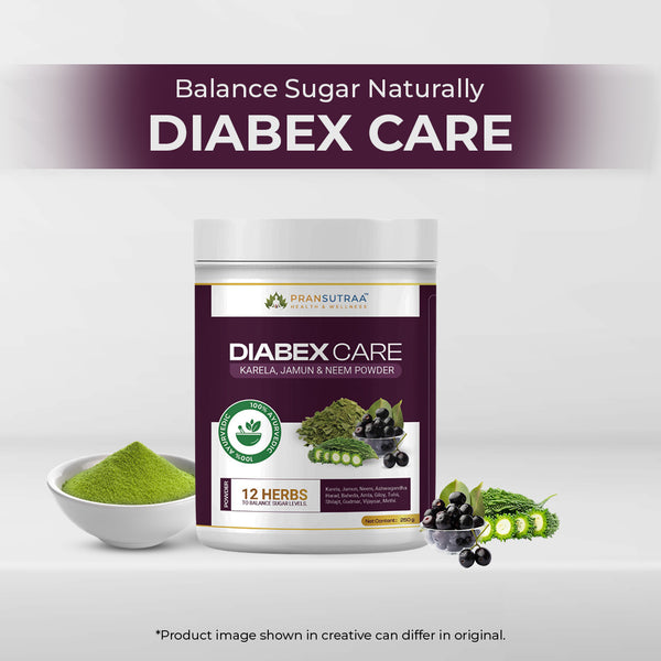 Pransutraa Diabex Care – Karela, Jamun & Neem Powder