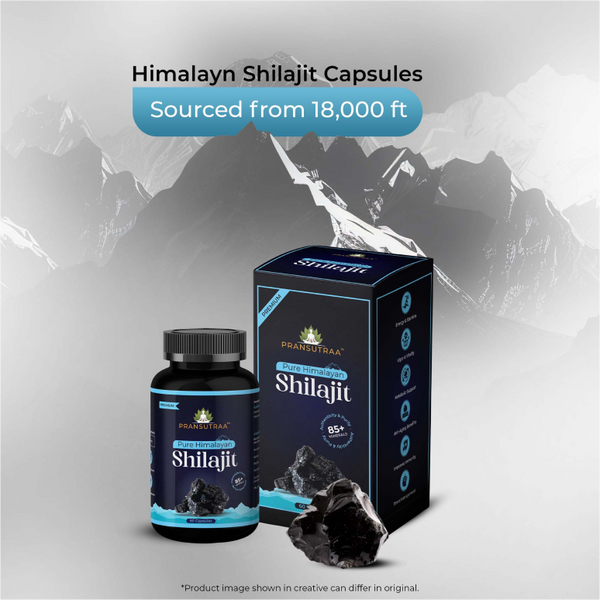 Pransutraa Pure Himalyan Shilajit 60 Capsules